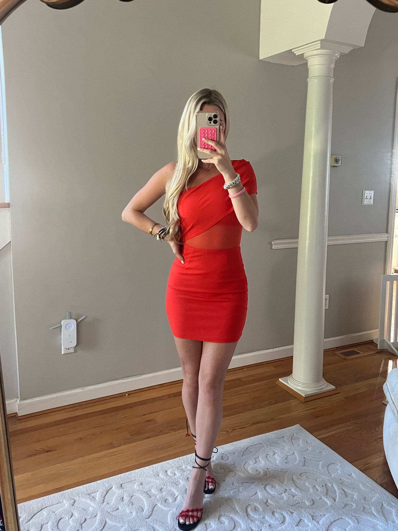 strapless open back dress A Line Side To Back Cutout Tube Dress main image 1