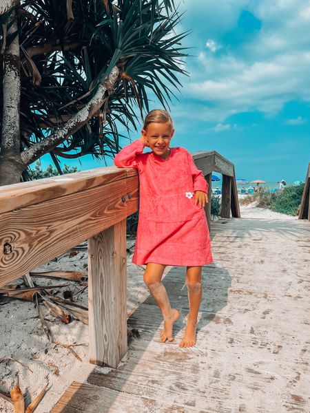 Thick plush cover up for the kiddos! Whether you wear it to the beach or after you’ll love the feel of this cover up, love the front pockets too. 

#LTKKids #LTKSwim #LTKFindsUnder100