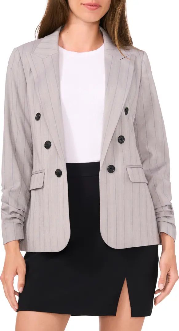 Halogen® Pinstripe Open Front Blazer | Nordstrom | Nordstrom