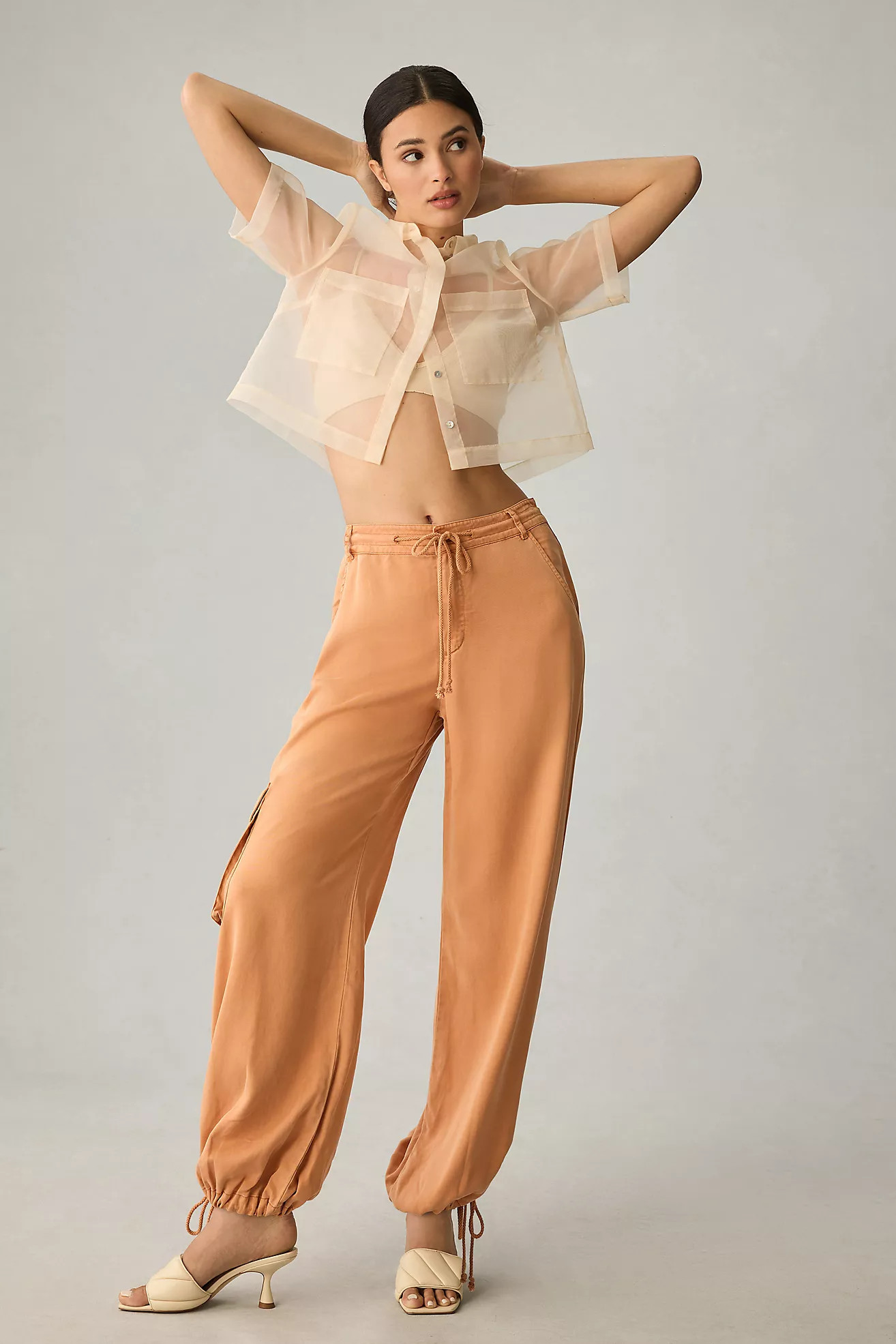 On the Road Drawstring Ankle Cargo Pants | Anthropologie (US)