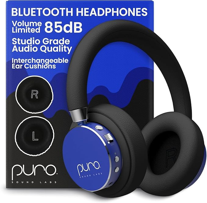Puro Sound Labs Kids Wireless Headphones – Volume-Limiting 85dB, Built-In Mic, Studio-Grade Sou... | Amazon (US)
