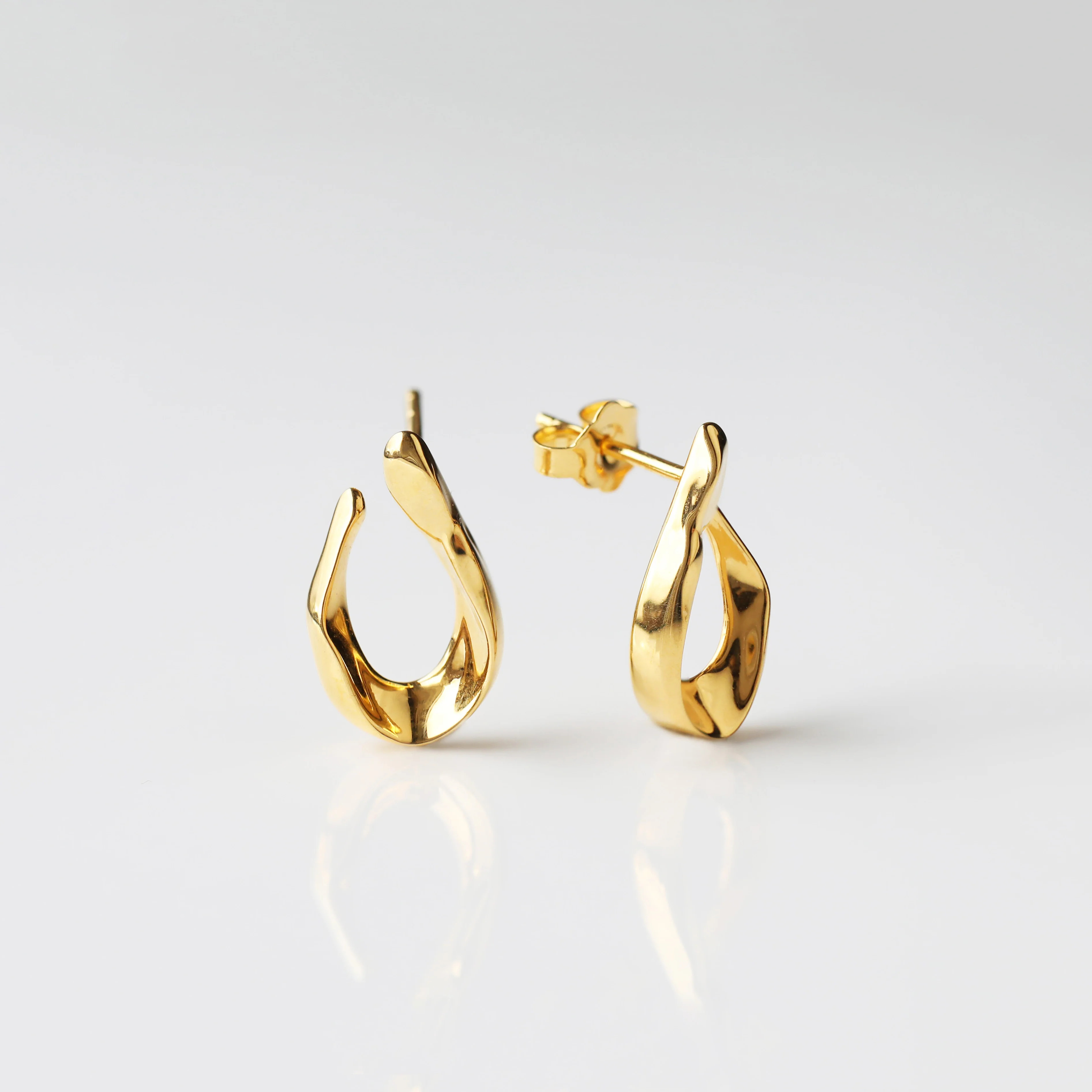 Molten Teardrop Earrings | Carrie Elizabeth