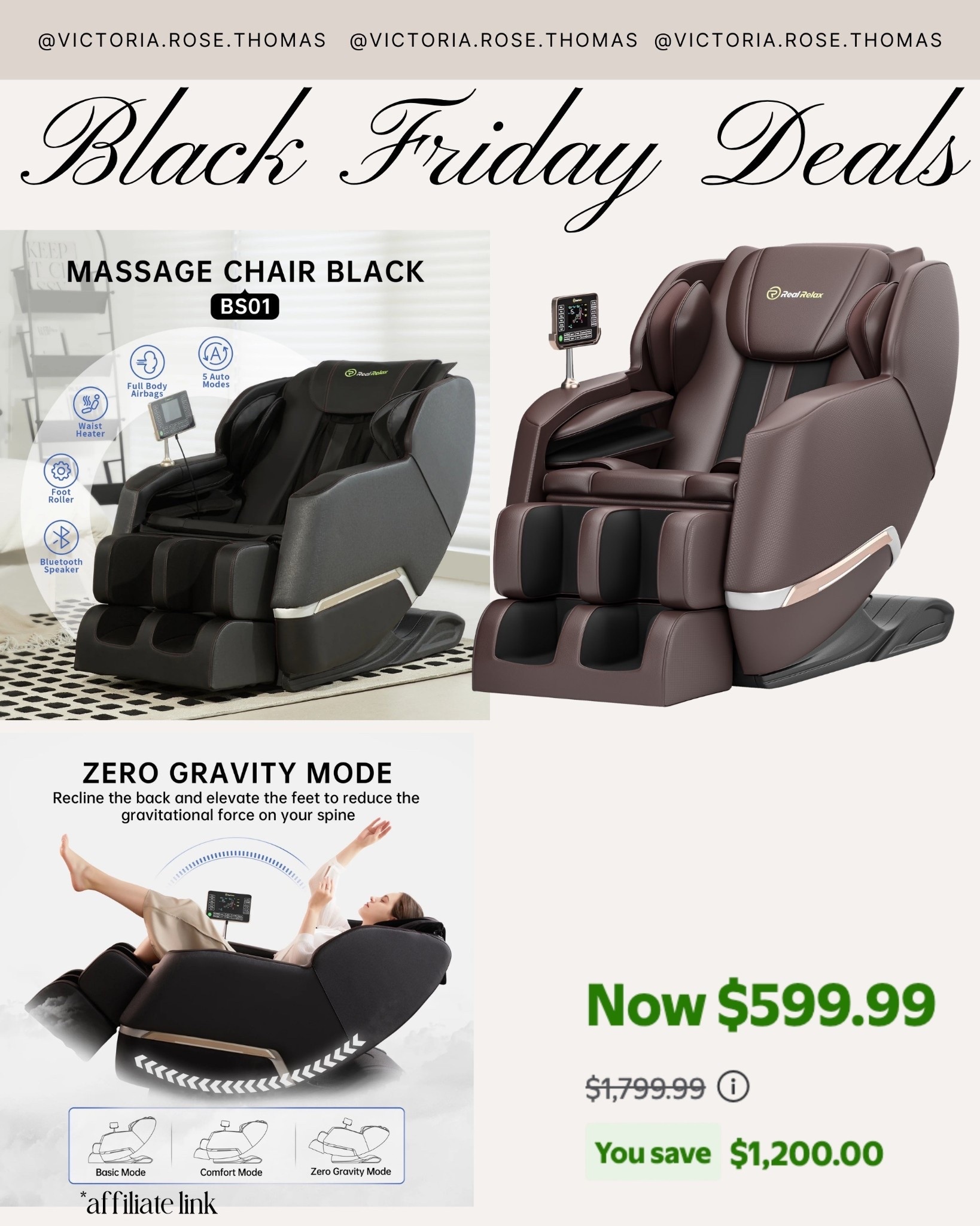 Zero Gravity Massage chair! 1200 dollars off! 
This would make an incredible gift for someone you love if you have the budget!
Walmart
Stylewithnosecrets 
Black Friday
Cyber Monday
Cyber week
Gifts for him
Gifts for her
Christmas gifts 
Black Friday deals
Sale
Deal
Steal
Save
Massage chair


#LTKGiftGuide #LTKCyberWeek #LTKSaleAlert