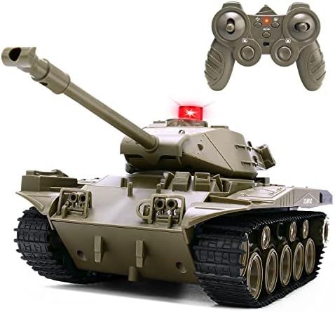 Remote Control Tank for Kids, M41A3 American Army Battle Tank, Programmable RC Tanks with Lights ... | Amazon (US)