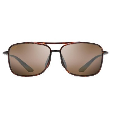 Maui Jim Kaupo Gap Aviator Sunglasses - Bronze lenses with Brown frame | Target