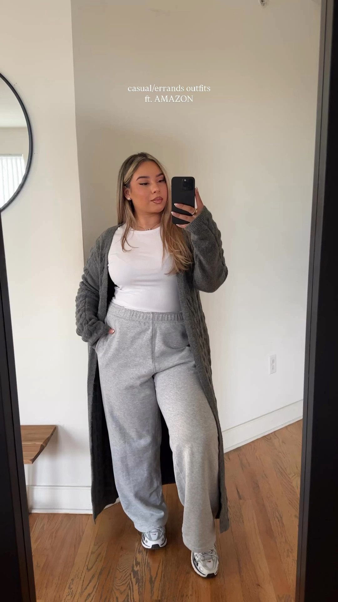 Comfy Casual outfits for errands ft. Amazon Fashion💖

Grey & Black Sweater: M 
Navy set: M 
Long sleeve tops: L 
Grey sweats: L 

#LTKStyleTip #LTKFindsUnder50 #LTKMidsize