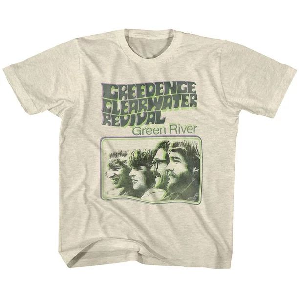 Creedence Clearwater Revival Green River Natural Heather Youth T-Shirt - Walmart.com | Walmart (US)