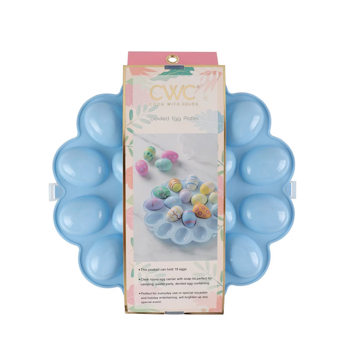 Cook With Color Deviled Egg Platter Blue | Target
