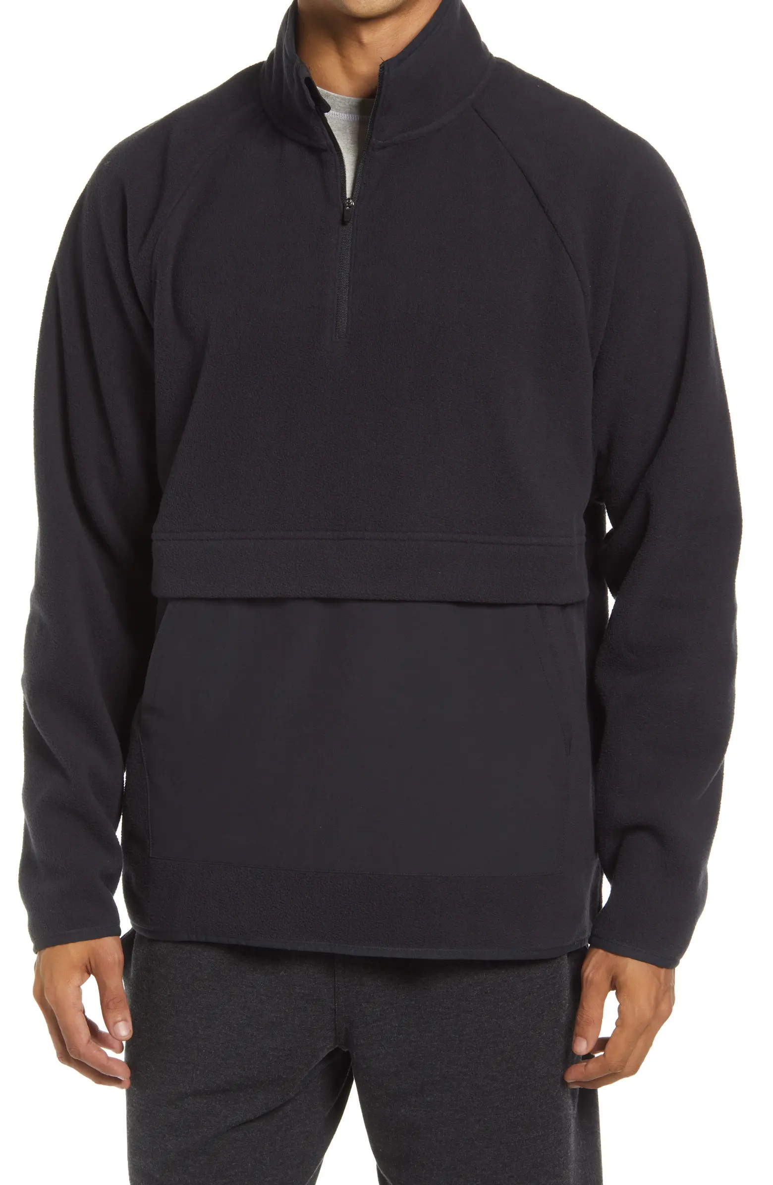 Zella Open Range Half Zip Fleece Pullover | Nordstrom | Nordstrom