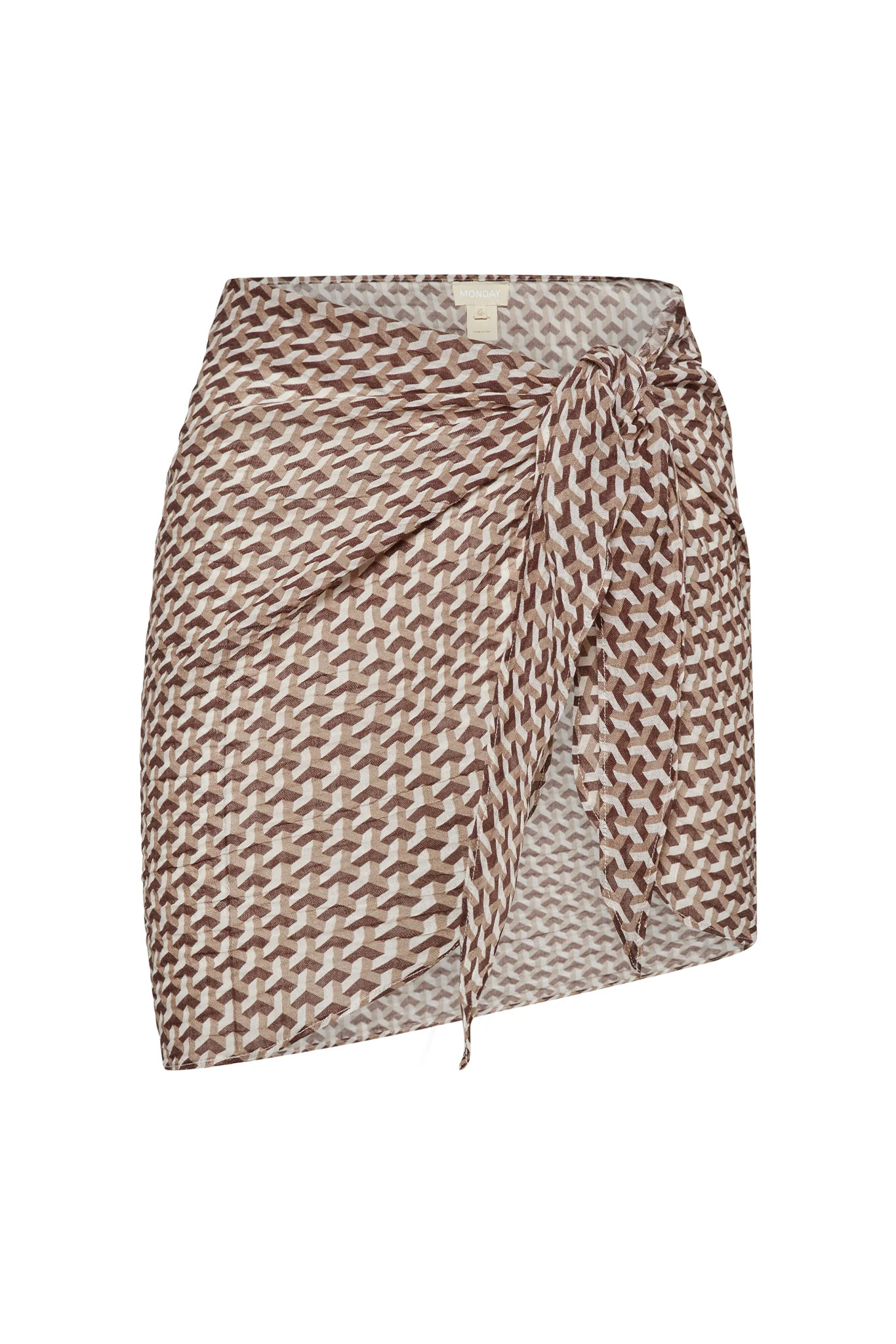 South Beach Sarong - Husk Geo | Monday Swimwear