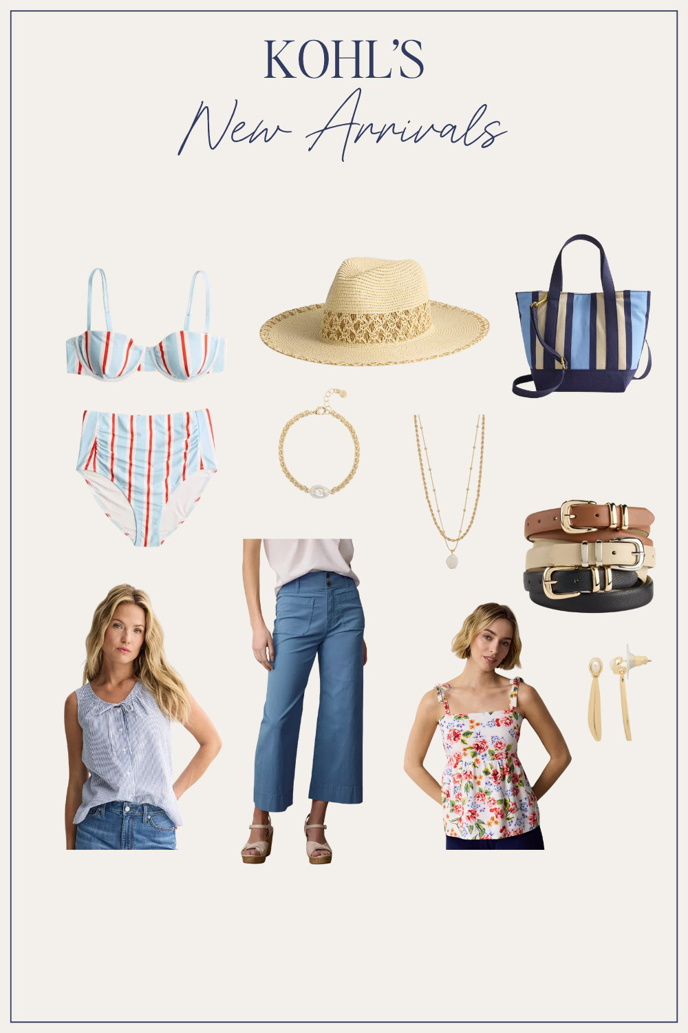 New Summer Arrivals at Kohl's 🎉 tops, bottoms and accessories for your summer outfits. @kohls #kohls #kohlspartner 

 