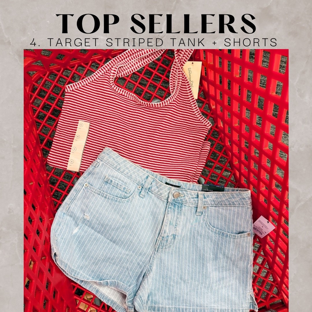 Weekly best seller 
Target striped tank and shorts @Target

#LTKgrwm #LTKootd #LTKmomlife