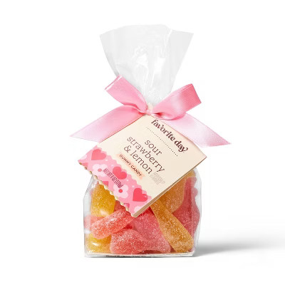 Valentine's Sour Strawberry and Lemon Champagne Bottle Gummies - 6oz - Favorite Day™ | Target