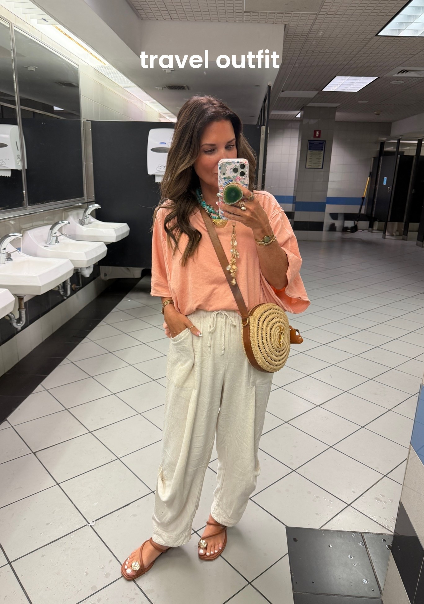 Amazon comfy pants are always my go to when traveling!!! 
Perfect FP look for less 👏🏼👏🏼
Wearing size small in top and pants!!

#LTKPetite #LTKTravel #LTKOver40