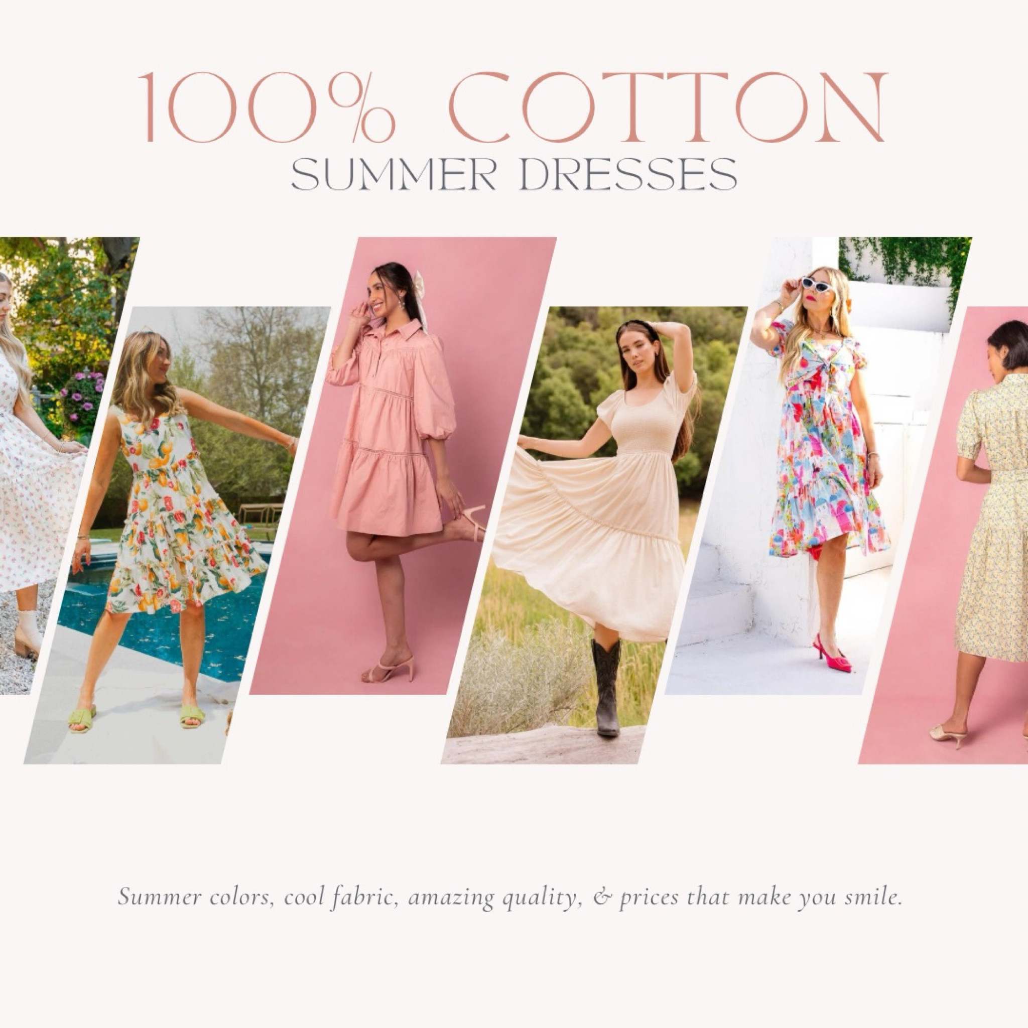It seems everyday more studies are published showing what the harmful toxins in polyester and synthetic clothing are doing to our bodies, and especially women’s hormones. Here are 16 dresses under $100 that are 100% cotton to ease your worries and dress up your summer wardrobe! 

#LTKSeasonal #LTKFindsUnder100 #LTKSummerSales