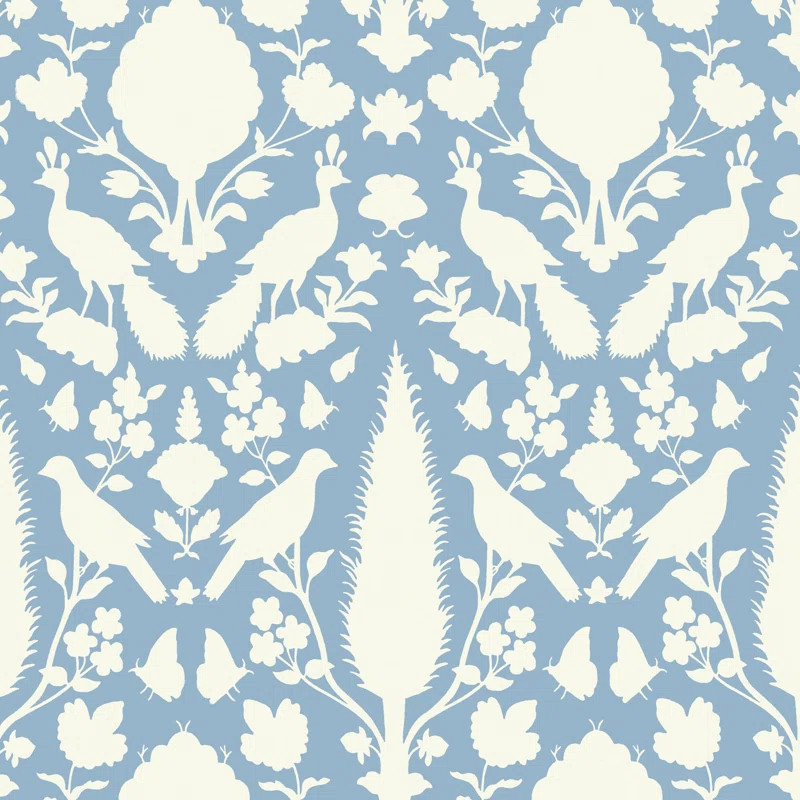 SchumacherChenonceau Damask Roll Wallpaper | Wayfair North America
