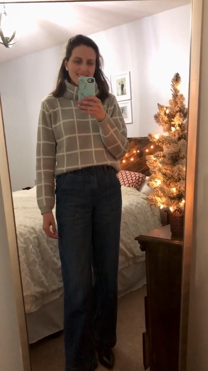 Cozy sweater outfit with wide leg jeans.

Holiday outfit, Christmas outfit, sweater, boots, jeans

#LTKHoliday #LTKVideo #LTKSeasonal