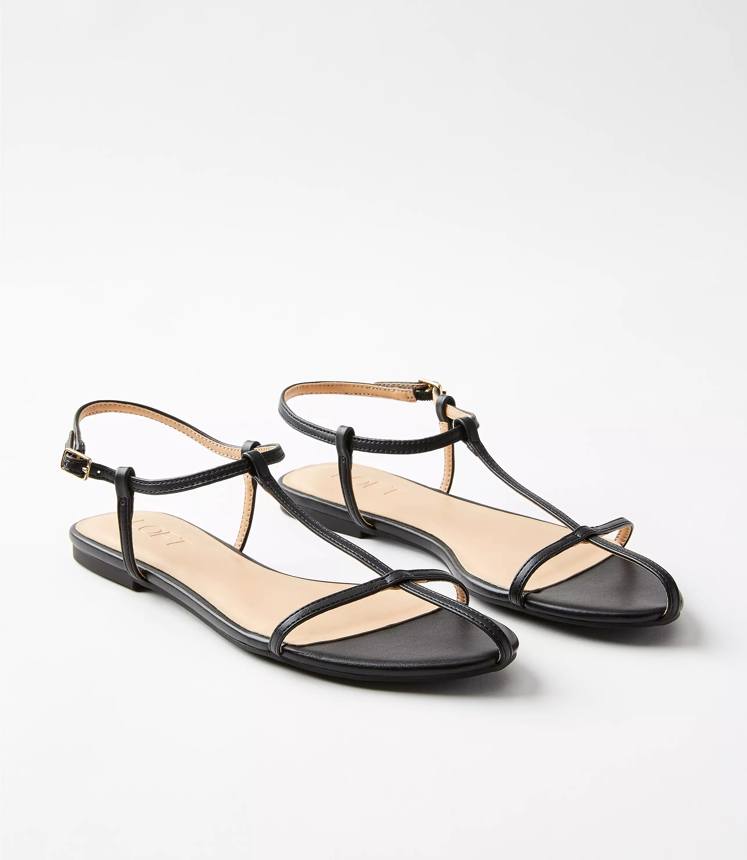 Skinny T-Strap Sandals | LOFT