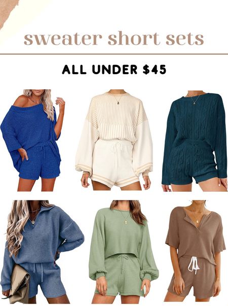 Love these sets! I own 3 of them.

Amazon finds, Amazon fashion, affordable style, affordable outfits, petite blogger, petite style, matching sets, shorts sets, knits, sweater sets. 

#LTKunder100 #LTKSeasonal #LTKunder50