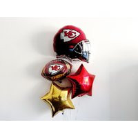 Chiefs Football Decorations, Party, Game Day Balloons, Banquet Decorations Col256 | Etsy (US)