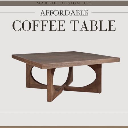 Affordable Coffee Table | living room | wayfair | organic modern | modern | transitional | square coffee table 

#LTKhome #LTKsalealert #LTKSale