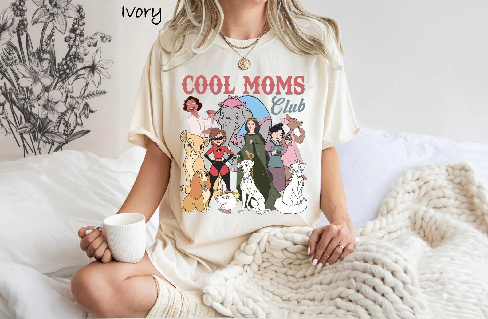 Comfort Colors® Retro Disney Cool Mom Clubs Shirt, Funny Mom Outfit, Disney Moms Shirt, Best Mom... | Etsy (Global)