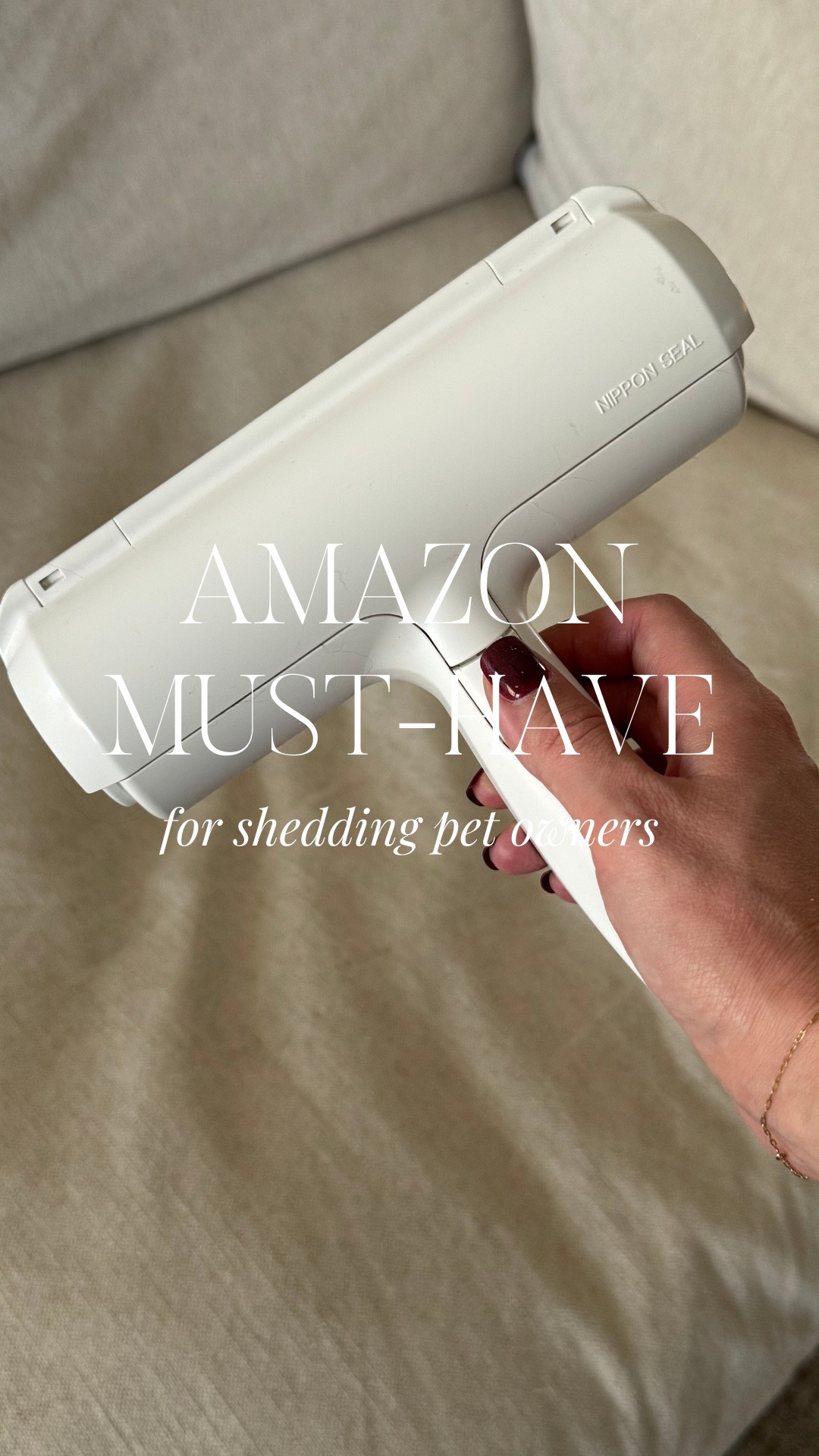 Absolute GAMECHANGER if you’ve been using lint rollers & vacuums with no luck to get pet hair out of your bedding & couch! Reusable, quick, & easy!


#LTKHome