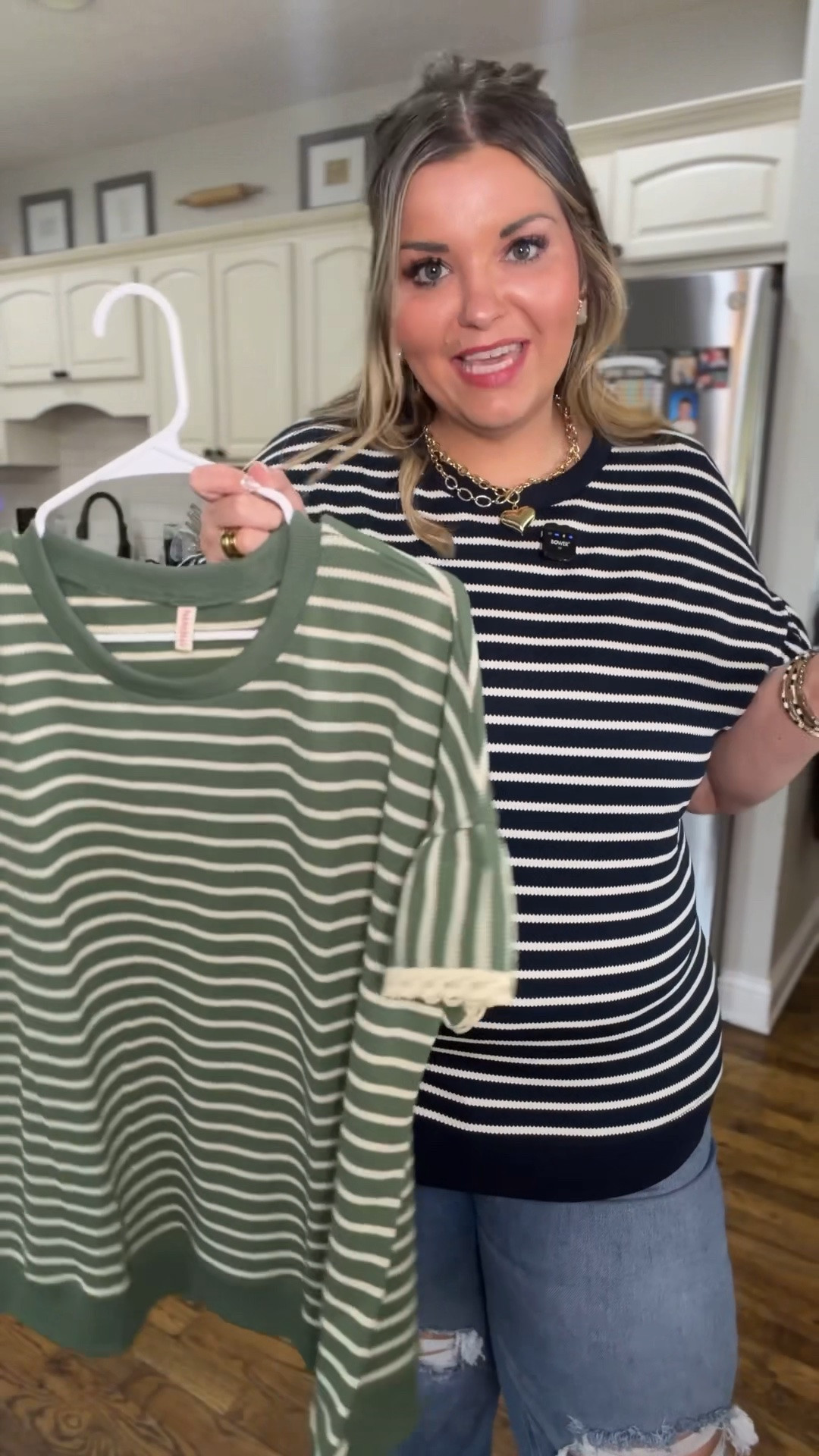 This plus size friendly striped top makes outfits easy - it looks classy and a great fabric!

#LTKPlusSize