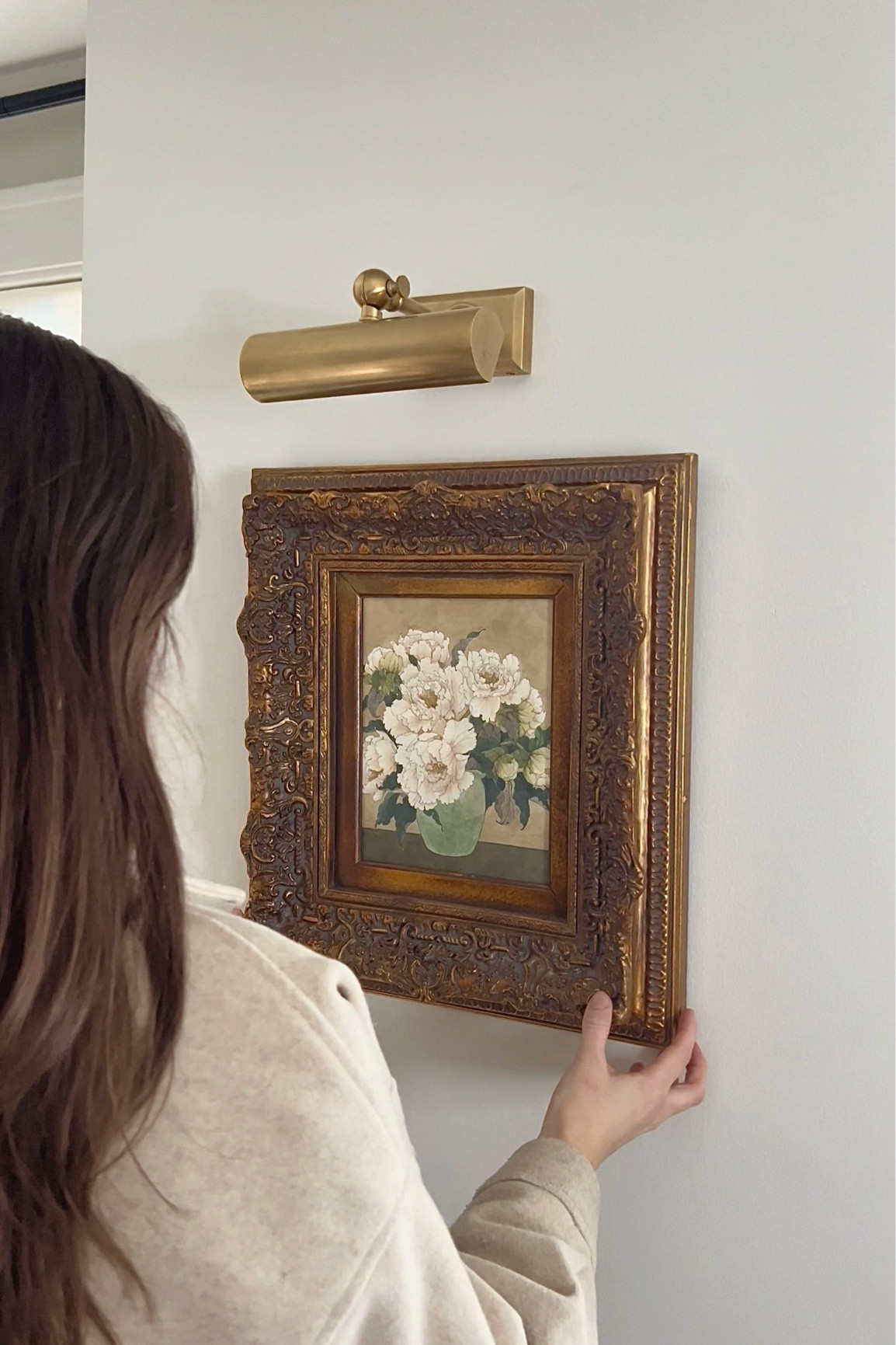 Brass picture light - brass light fixture #lightfixture

#LTKhome