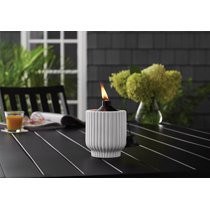 Better Homes & Gardens Ceramic Flame Tabletop Torch, White | Walmart (US)