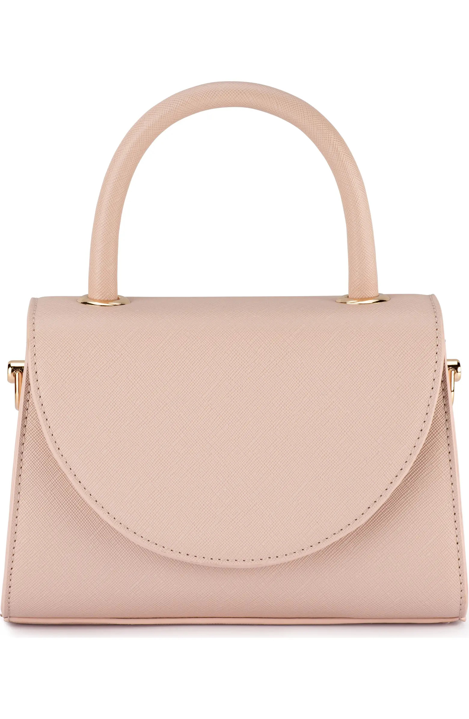 Olga Berg Sasha Faux Leather Top Handle Bag | Nordstrom | Nordstrom