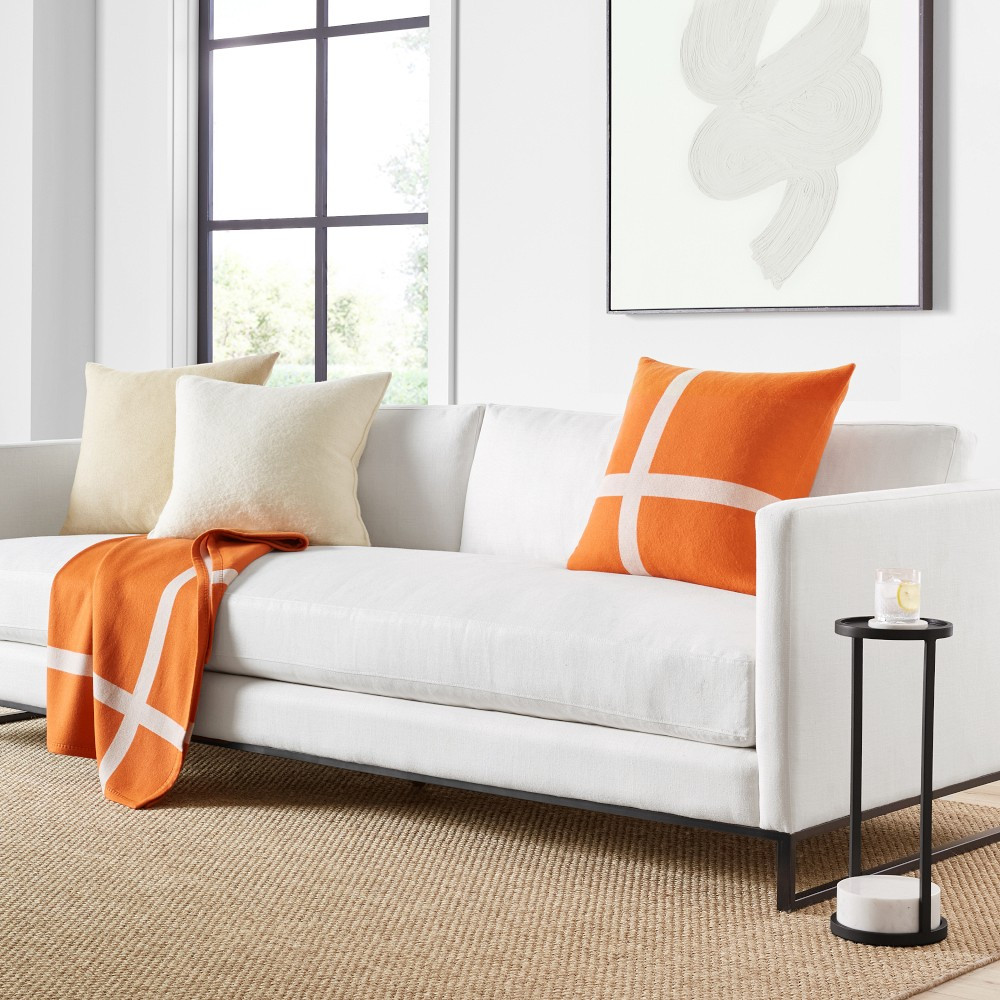 Cashmere & Wool Equestrian Pillow Cover | Williams-Sonoma