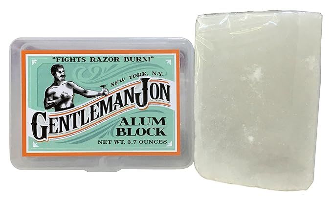 Gentleman Jon 3.7 Ounce Alum Block in Plastic Case | Amazon (US)