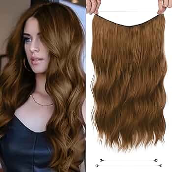 YOGFIT Wreathband Hair Extensions 1 Way Adjustable Headband Size Curly Wavy Wigs Invisible Secret... | Amazon (US)