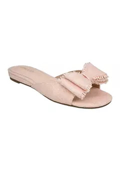Crown & Ivy™ Peri Bow Slide Sandals | Belk