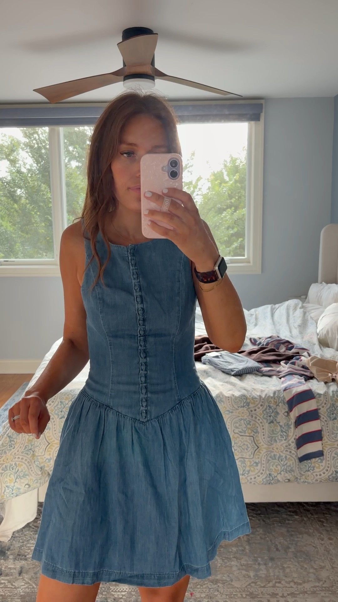 Wearing a small tall but I think I could’ve just done the small. 


Denim dress / fall dress / fall outfit / family photos

#LTKmomlife #LTKgrwm #LTKSeasonal