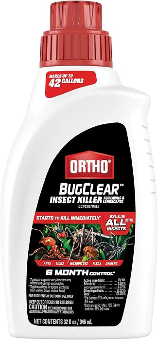 Ortho BugClear Insect Killer for Lawns & Landscapes Concentrate, 32 fl. oz. | Amazon (US)