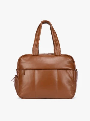 Luka Duffel in Vegan Leather - HONEY BROWN | CALPAK