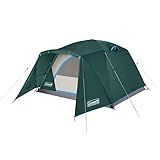 Coleman Skydome Camping Tent with Full-Fly Weather Vestibule, 2/4/6 Person, Evergreen | Amazon (US)