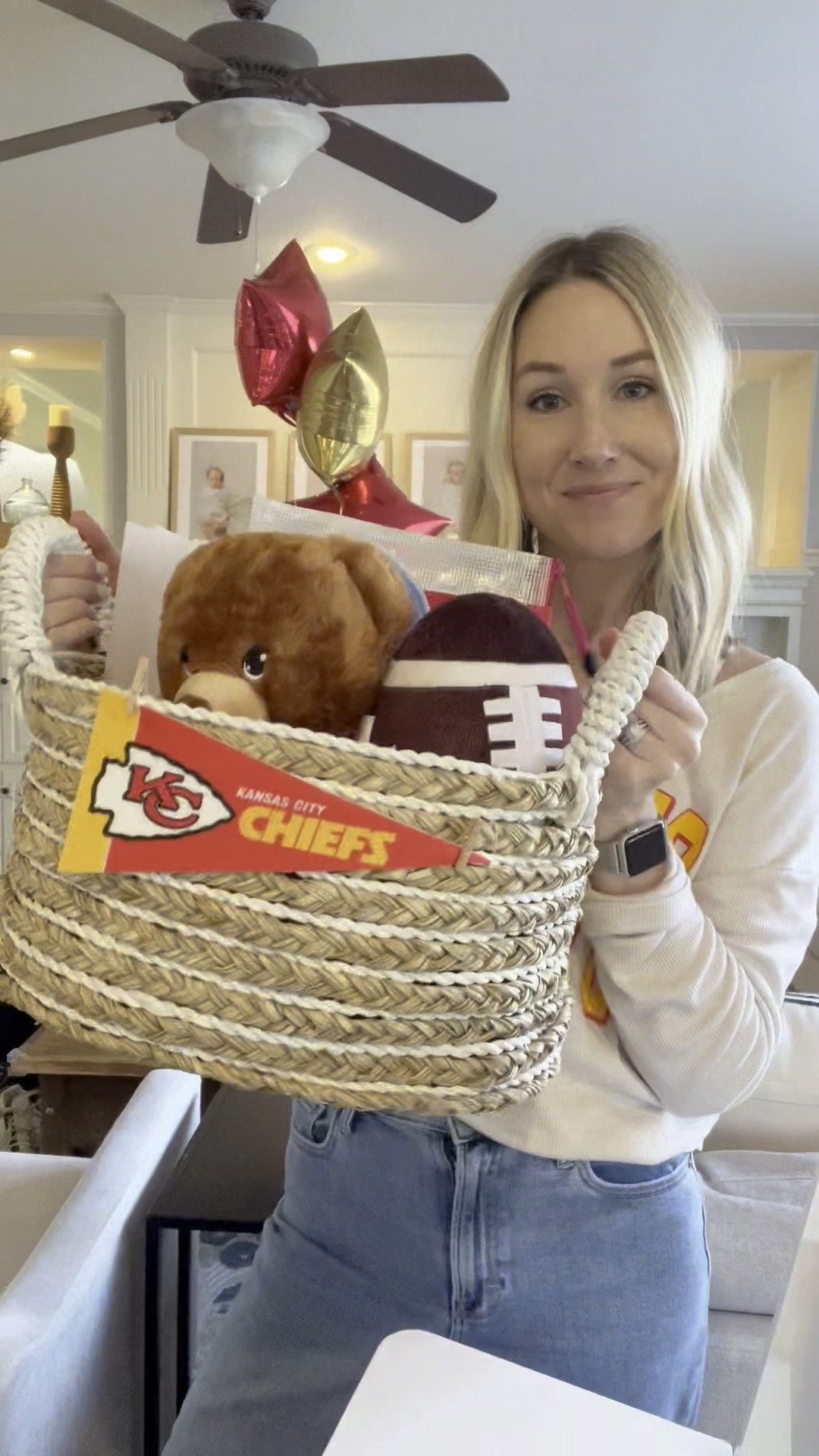 Super Bowl Activity Basket! ❤️💛🏈 Keep those tots entertained while you watch the big game! Go Chiefs! 

#LTKfamily #LTKparties #LTKkids
