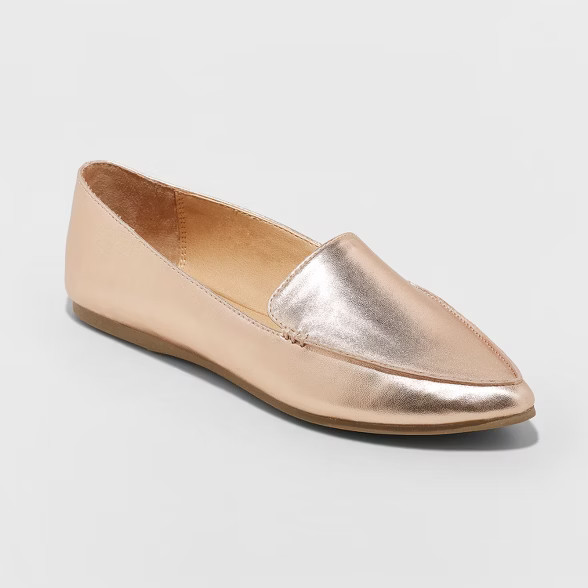 Women's Micah Pointy Toe Loafers - A New Day™ | Target
