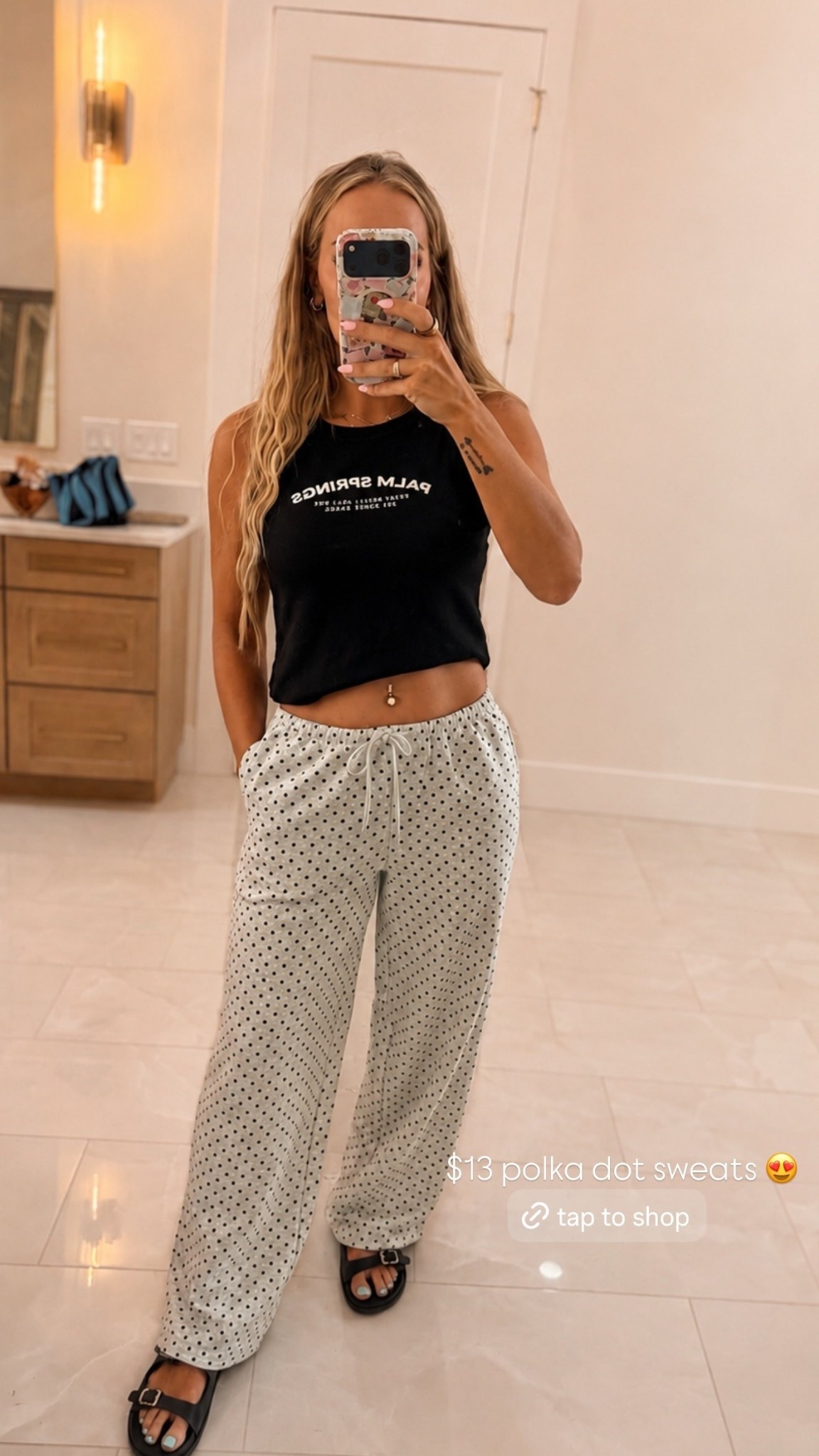 $13 polka dot sweats 😍