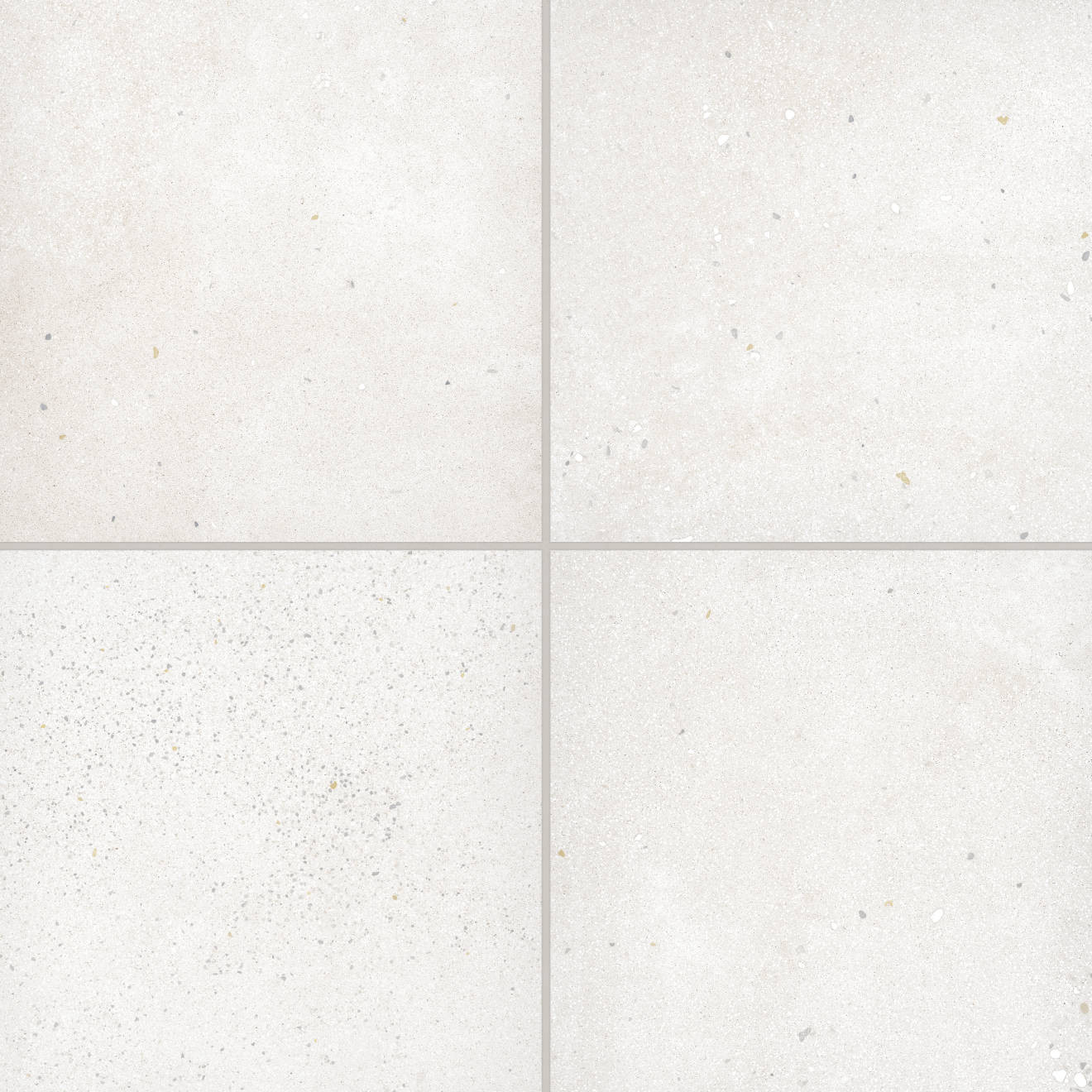 Area 51 24" x 24" Matte Porcelain Field Tile in White | Bedrosians Tile and Stone