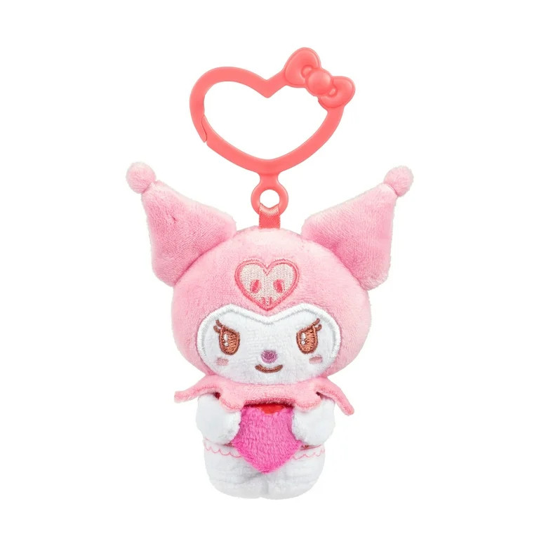 Hello Kitty and Friends, Kuromi 3 inch Clip-On Plush - Valentine Themed - Officially Licensed San... | Walmart (US)