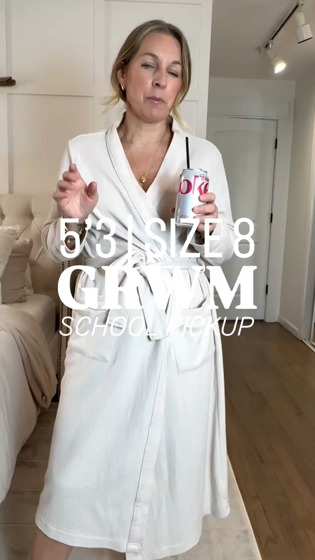 GRWM to pick up the kids from school!! 
Medium everything and true size 8 slides with some room. I prob could’ve sized down. In fact, I just purchased the taupe in 7-7.5. This body spray combo is magical too! A tropical delight!! 

#LTKgrwm #LTKmomlife #LTKootd