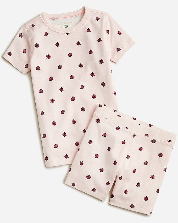 Kids' short-sleeve printed pajama set | J.Crew US