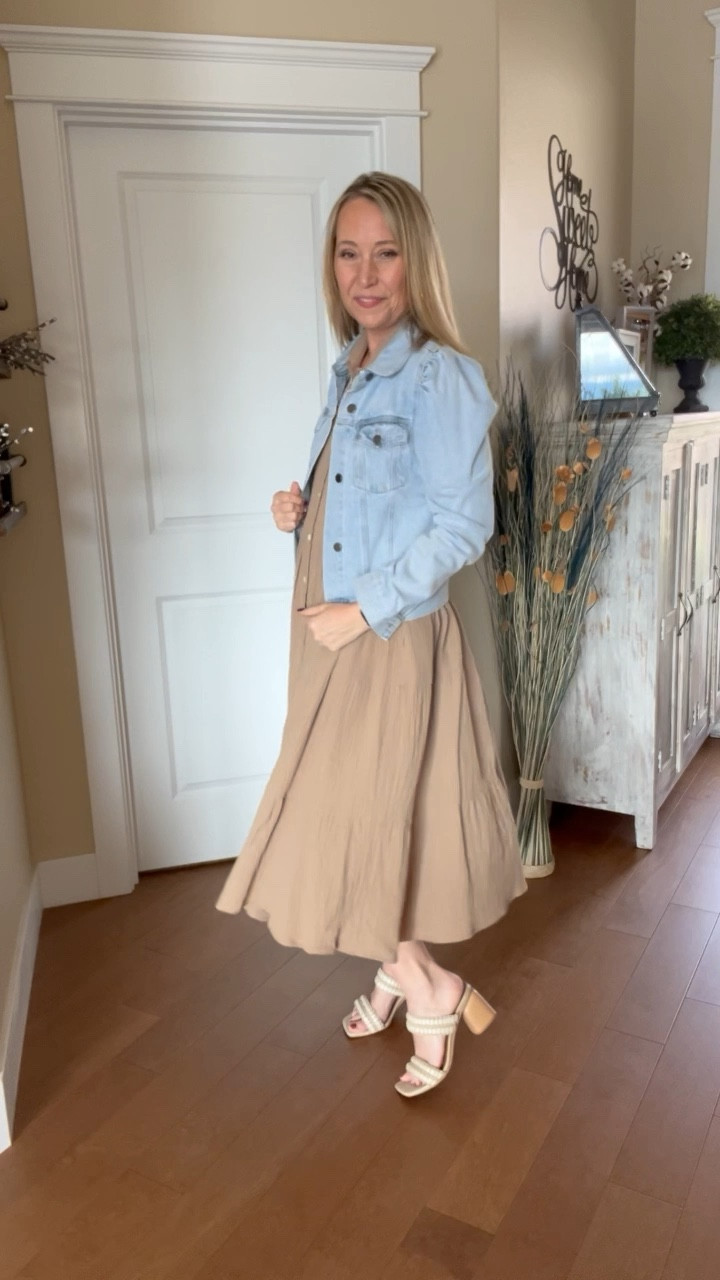 Spring Dress Outfit Formula

Not sure what to wear this spring? Just follow this easy formula for an instant put together look! 
Spring or summer dress
Denim jacket 
Sandals heels or ankle boots


#LTKstyletip #LTKSeasonal #LTKfindsunder50