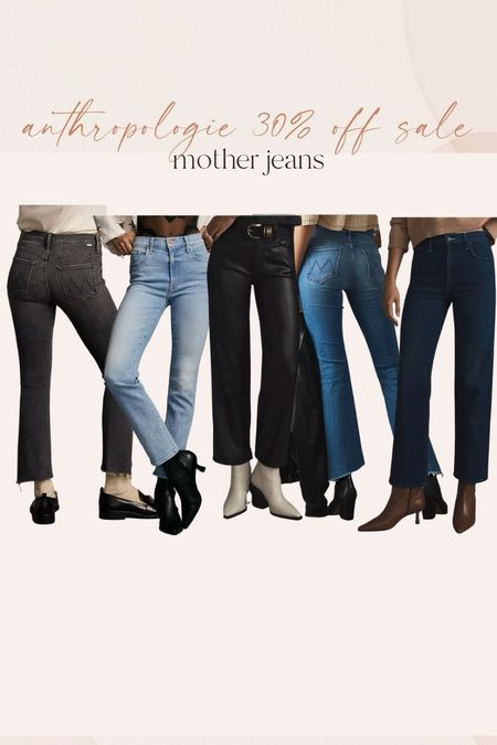 Select Mother jeans 30% at Anthropology! 

#LTKSeasonal #LTKCyberWeek #LTKGiftGuide