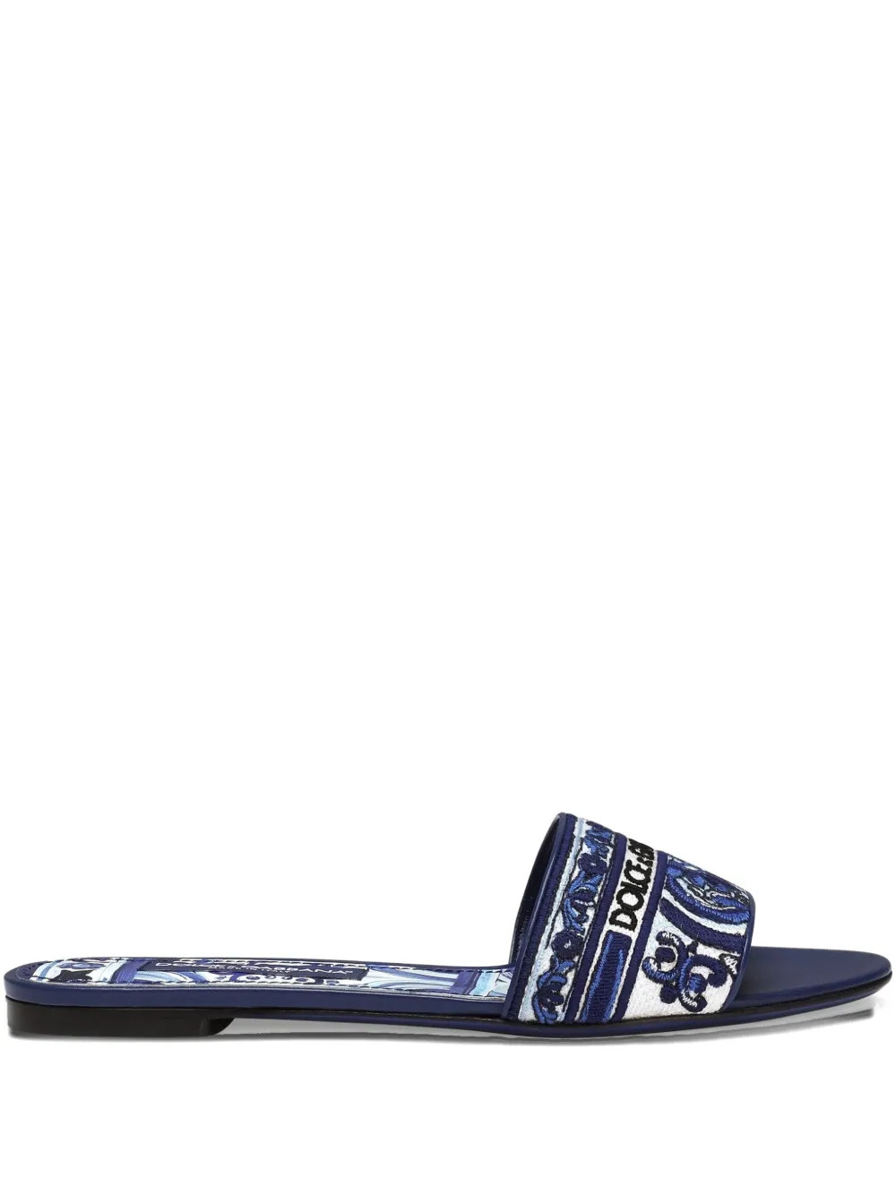 embroidered slides | Farfetch Global