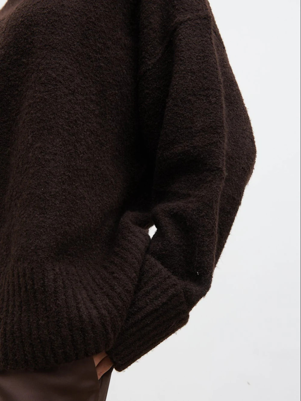 Camille Oversized Borg Jumper | Pretty Lavish (UK)